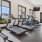a gym with exercise equipment