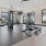a room with exercise equipment
